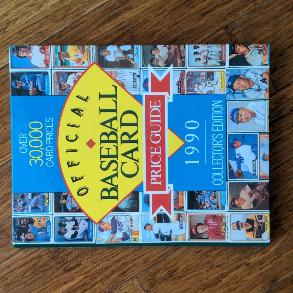 BOOK - Official Baseball Card Price Guide 1990 Collector's Edition